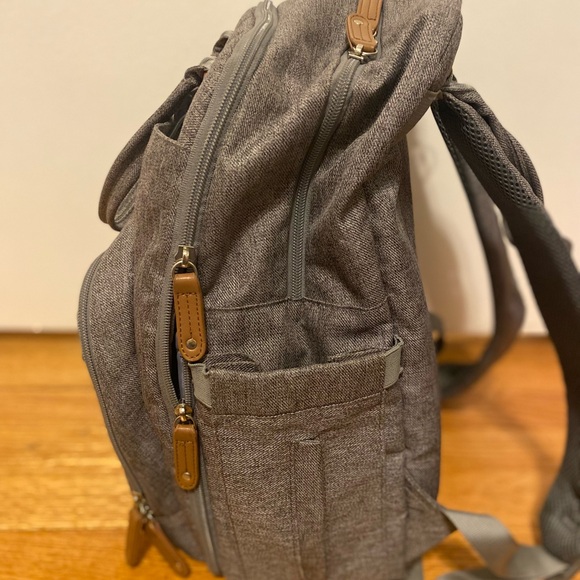 Ruvalino Large Diaper Bag Backpack Gray - Picture 11 of 13